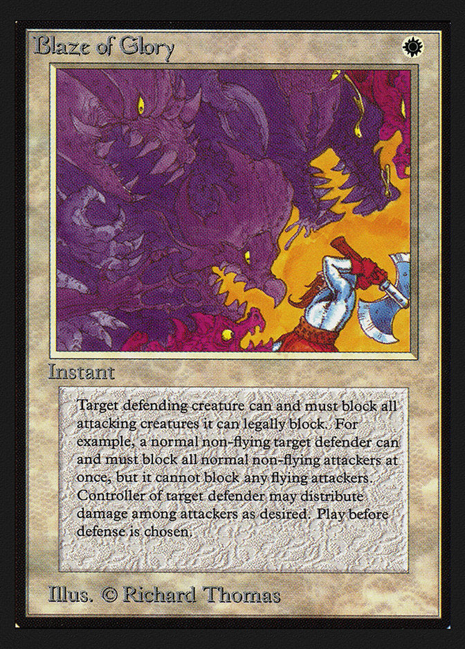 Blaze of Glory [Collectors' Edition] | Jomio and Rueliete's Cards and Comics