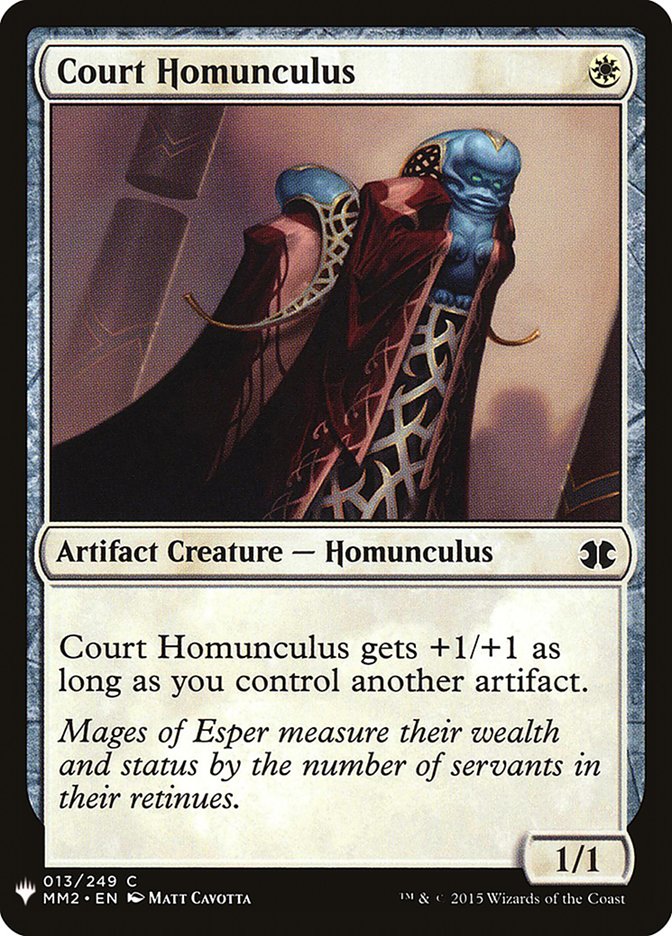 Court Homunculus [Mystery Booster] | Jomio and Rueliete's Cards and Comics