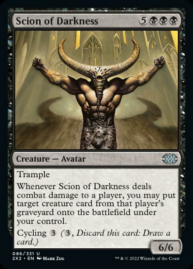 Scion of Darkness [Double Masters 2022] | Jomio and Rueliete's Cards and Comics