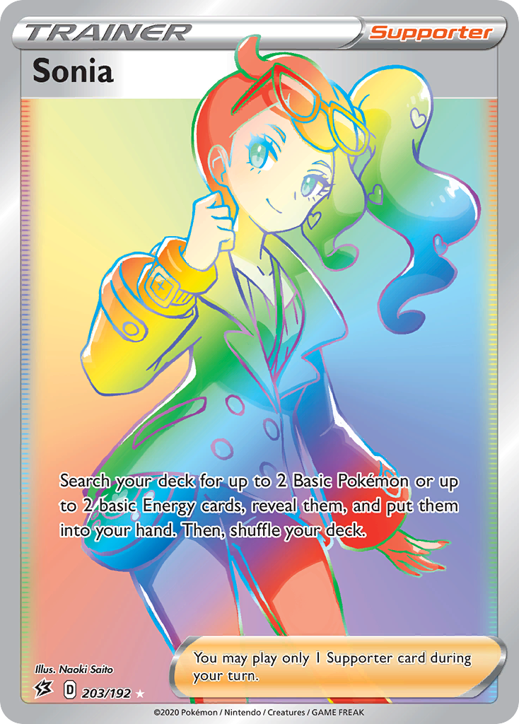 Sonia (203/192) [Sword & Shield: Rebel Clash] | Jomio and Rueliete's Cards and Comics