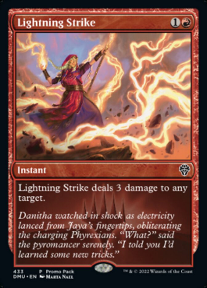 Lightning Strike (Promo Pack) [Dominaria United Promos] | Jomio and Rueliete's Cards and Comics