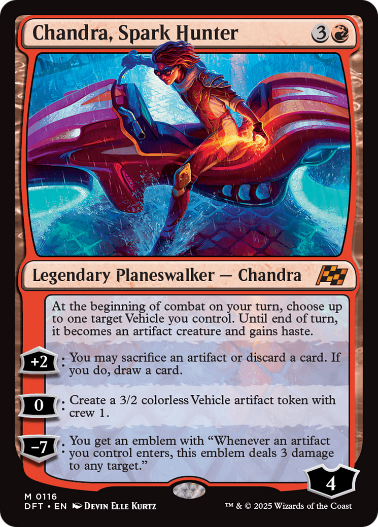 Chandra, Spark Hunter [Aetherdrift] | Jomio and Rueliete's Cards and Comics