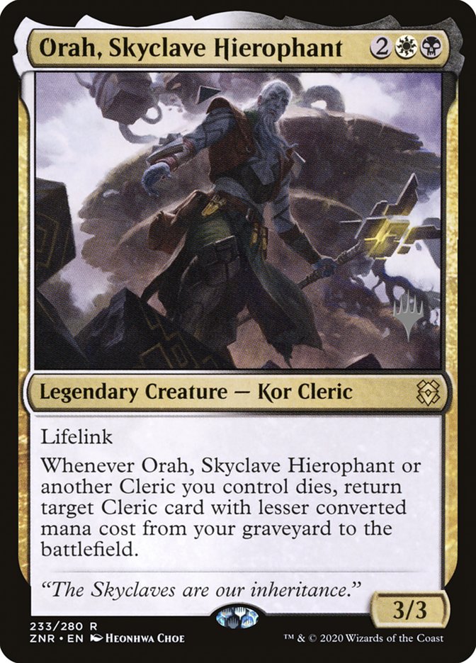 Orah, Skyclave Hierophant (Promo Pack) [Zendikar Rising Promos] | Jomio and Rueliete's Cards and Comics