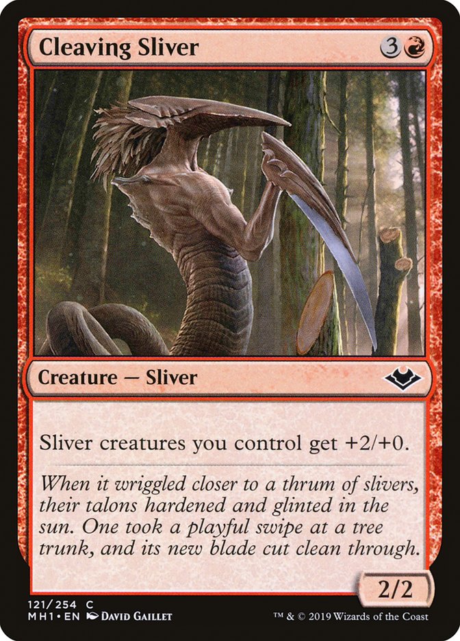 Cleaving Sliver [Modern Horizons] | Jomio and Rueliete's Cards and Comics