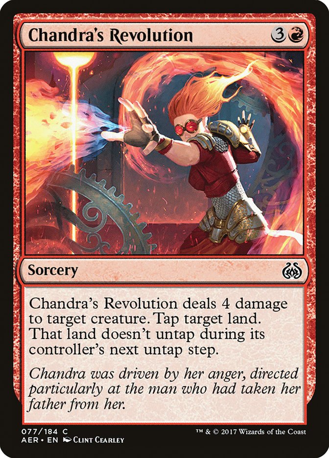Chandra's Revolution [Aether Revolt] | Jomio and Rueliete's Cards and Comics