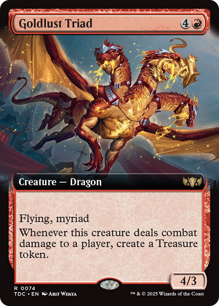 Goldlust Triad (Extended Art) [Tarkir: Dragonstorm Commander] | Jomio and Rueliete's Cards and Comics