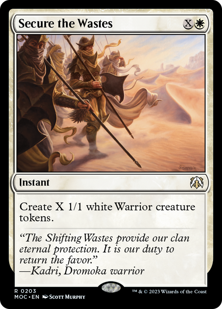 Secure the Wastes [March of the Machine Commander] | Jomio and Rueliete's Cards and Comics