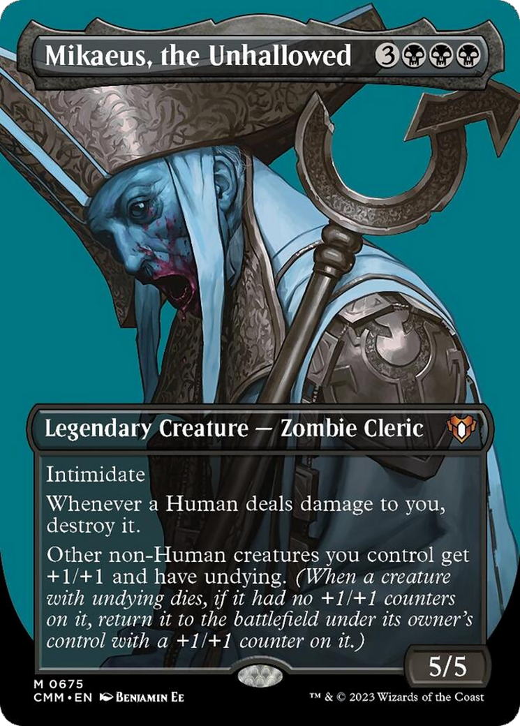 Mikaeus, the Unhallowed (Borderless Profile) [Commander Masters] | Jomio and Rueliete's Cards and Comics