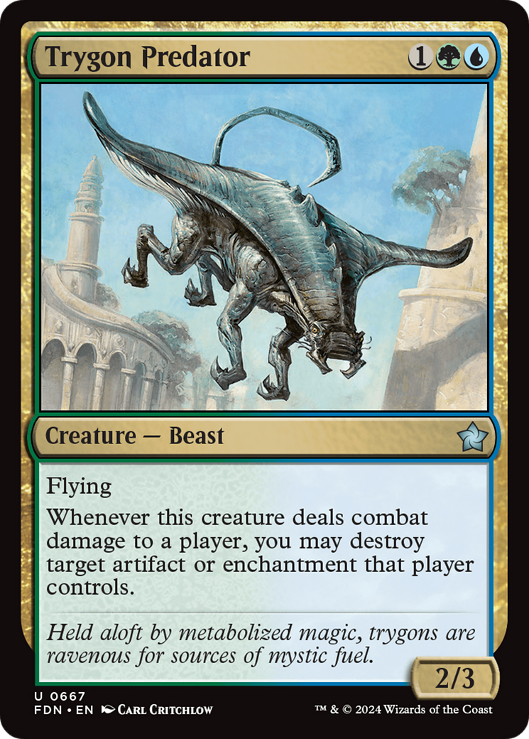 Trygon Predator [Foundations] | Jomio and Rueliete's Cards and Comics