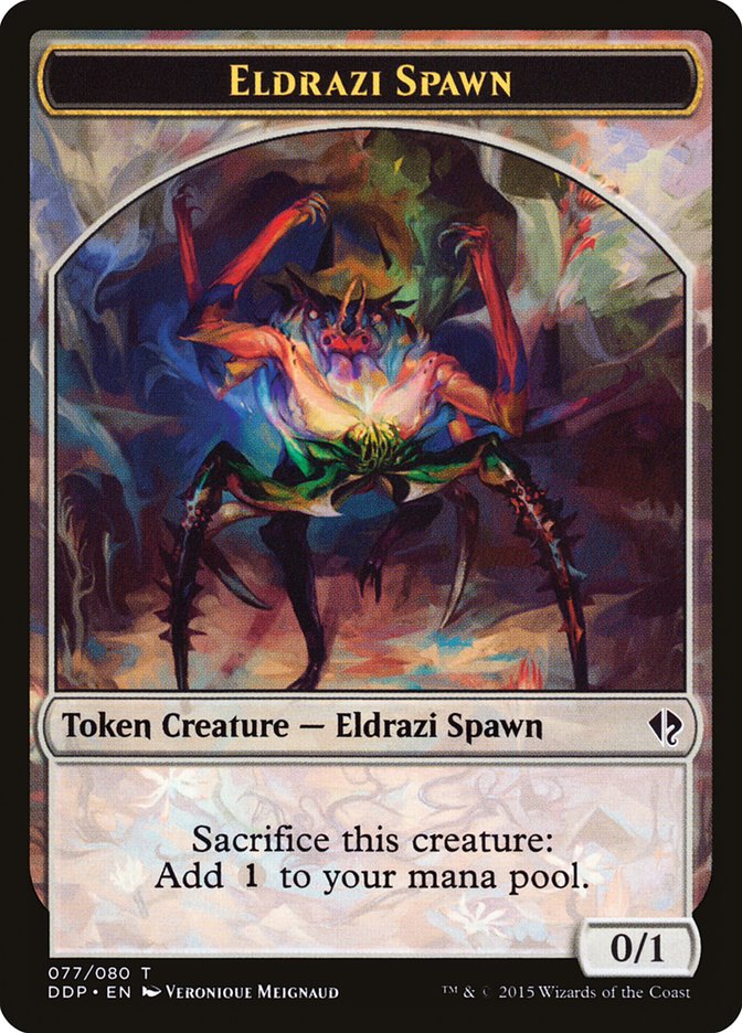 Eldrazi Spawn Token (077/080) [Duel Decks: Zendikar vs. Eldrazi] | Jomio and Rueliete's Cards and Comics
