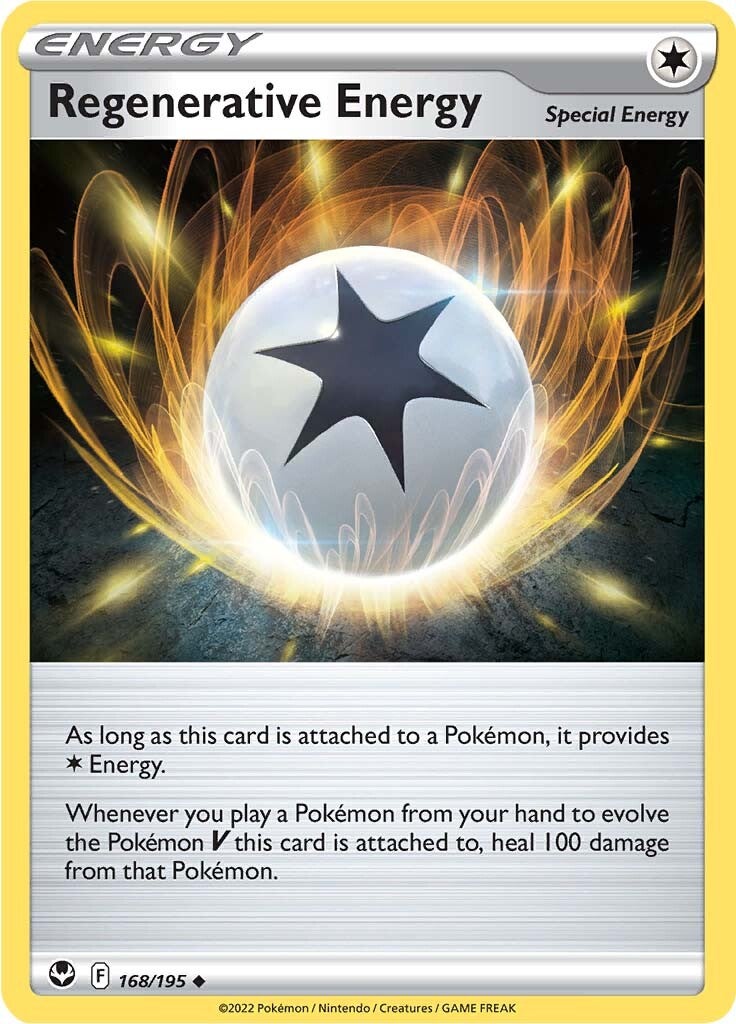 Regenerative Energy (168/195) [Sword & Shield: Silver Tempest] | Jomio and Rueliete's Cards and Comics
