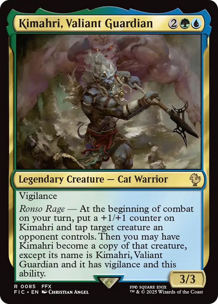 Kimahri, Valiant Guardian [FINAL FANTASY Commander] | Jomio and Rueliete's Cards and Comics