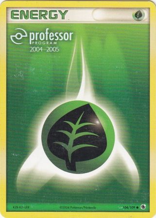 Grass Energy (104/109) (2004 2005) [Professor Program Promos] | Jomio and Rueliete's Cards and Comics