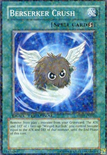 Berserker Crush [DT01-EN044] Super Rare | Jomio and Rueliete's Cards and Comics