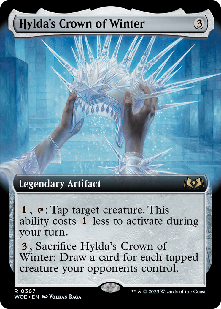 Hylda's Crown of Winter (Extended Art) [Wilds of Eldraine] | Jomio and Rueliete's Cards and Comics