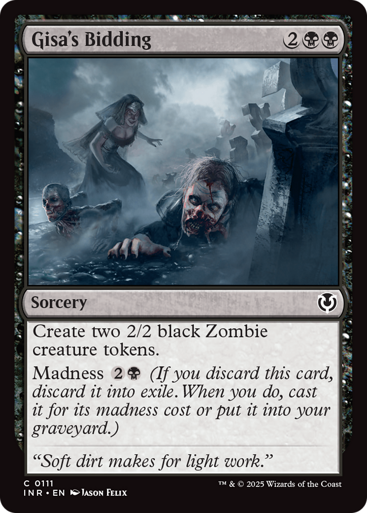 Gisa's Bidding [Innistrad Remastered] | Jomio and Rueliete's Cards and Comics