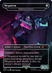Blightsteel Colossus - Megatron (Borderless) [Secret Lair Drop Series] | Jomio and Rueliete's Cards and Comics