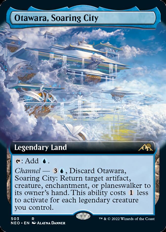 Otawara, Soaring City (Extended Art) [Kamigawa: Neon Dynasty] | Jomio and Rueliete's Cards and Comics