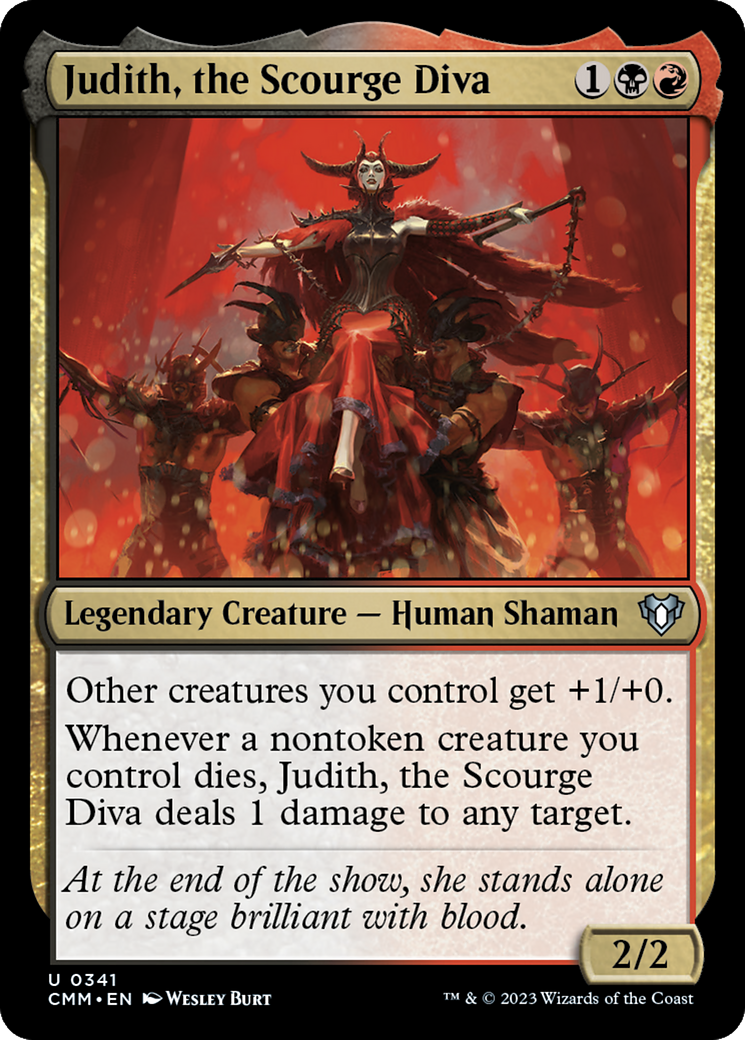 Judith, the Scourge Diva [Commander Masters] | Jomio and Rueliete's Cards and Comics