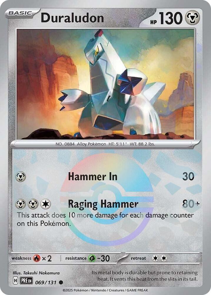 Duraludon (069/131) (Poke Ball Pattern) [Scarlet & Violet: Prismatic Evolutions] | Jomio and Rueliete's Cards and Comics