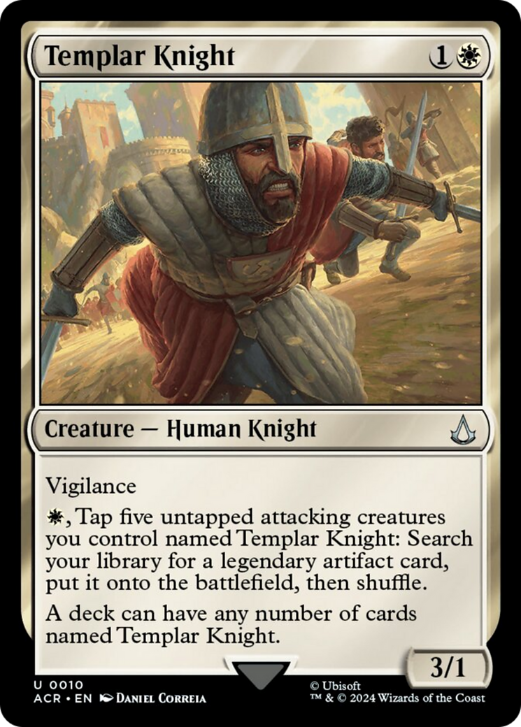 Templar Knight [Assassin's Creed] | Jomio and Rueliete's Cards and Comics