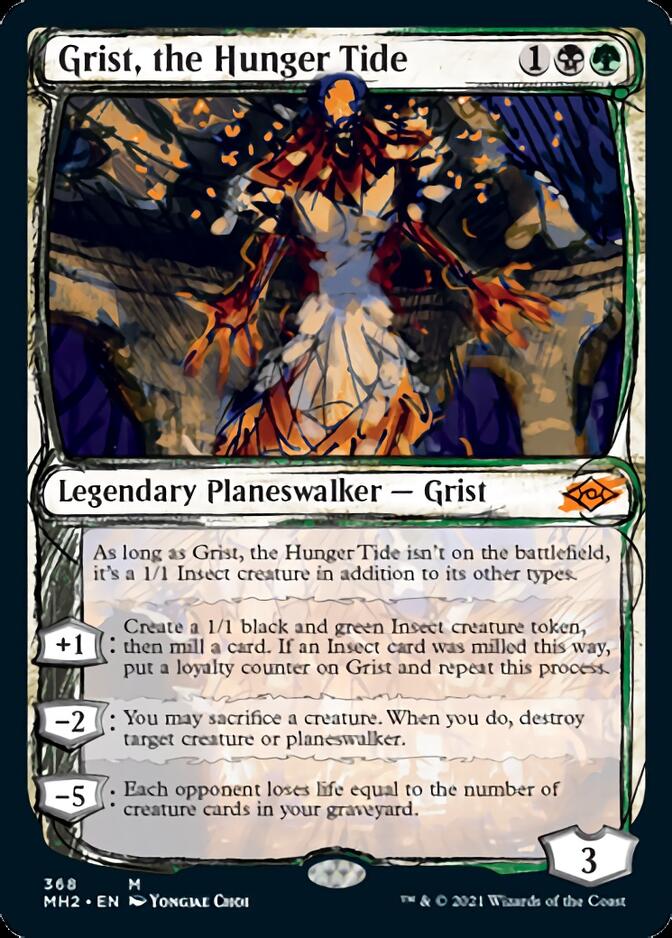 Grist, the Hunger Tide (Sketch) [Modern Horizons 2] | Jomio and Rueliete's Cards and Comics