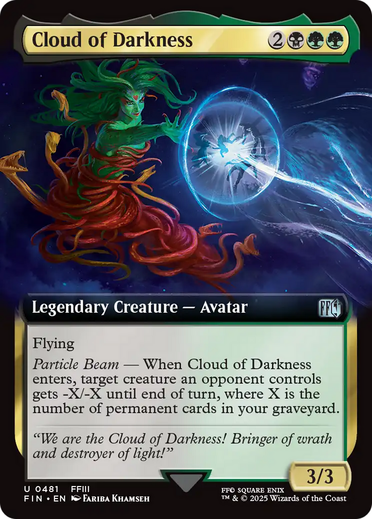 Cloud of Darkness (Extended Art) [FINAL FANTASY] | Jomio and Rueliete's Cards and Comics