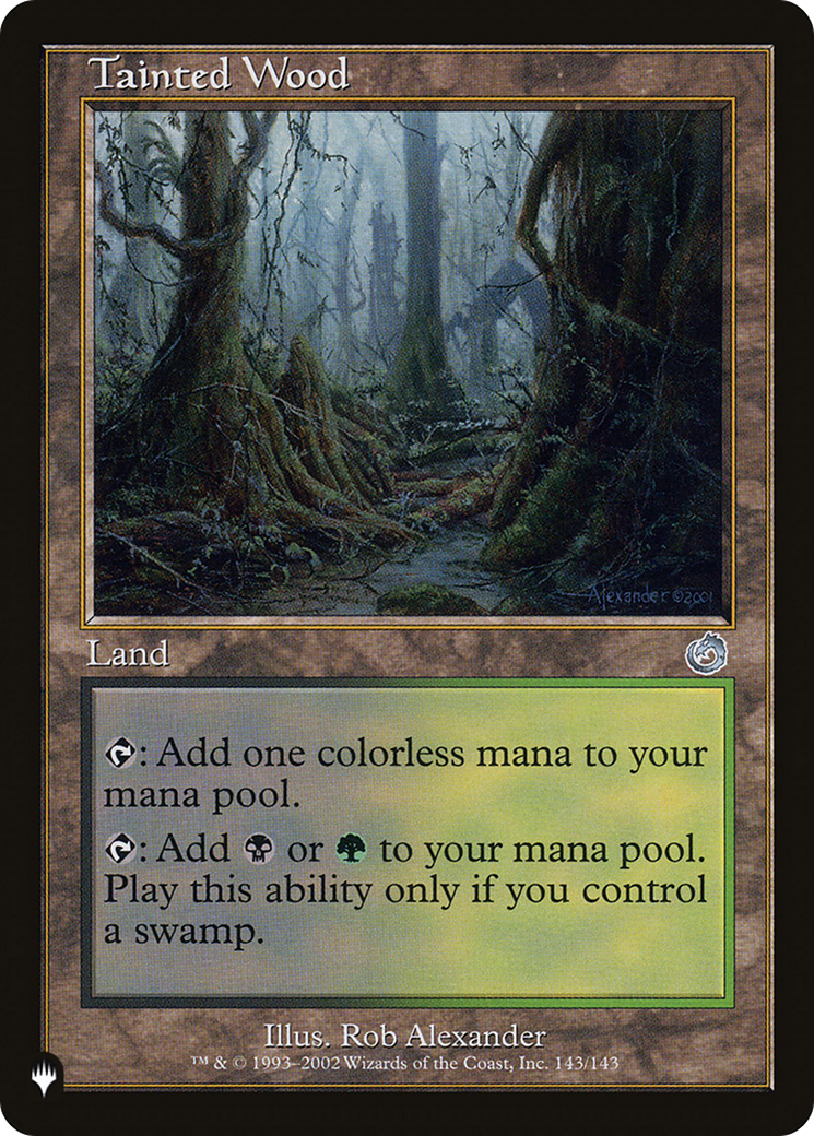 Tainted Wood [The List] | Jomio and Rueliete's Cards and Comics