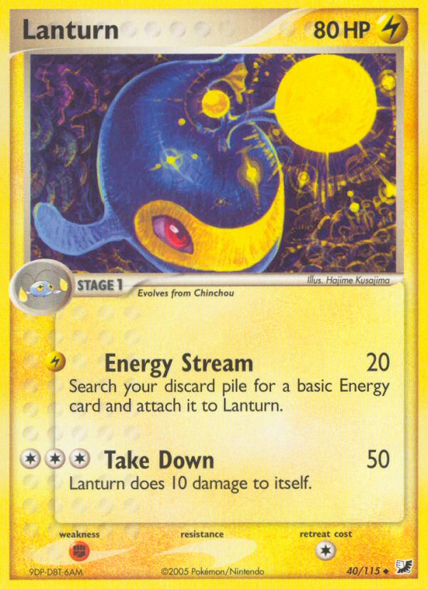 Lanturn (40/115) [EX: Unseen Forces] | Jomio and Rueliete's Cards and Comics