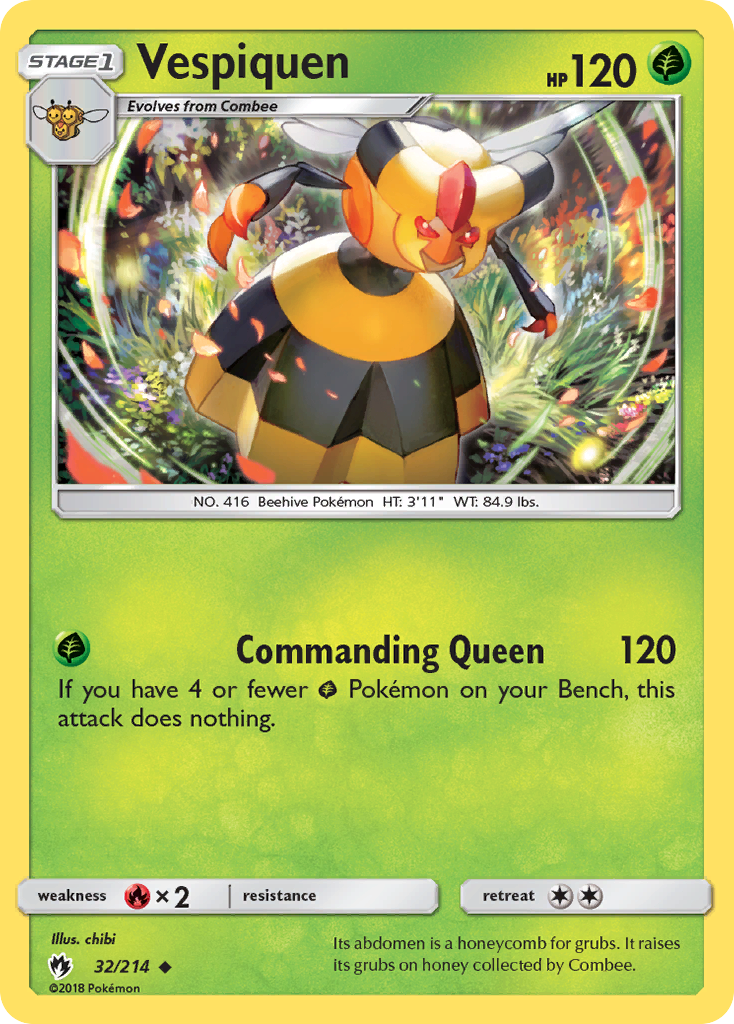 Vespiquen (32/214) [Sun & Moon: Lost Thunder] | Jomio and Rueliete's Cards and Comics