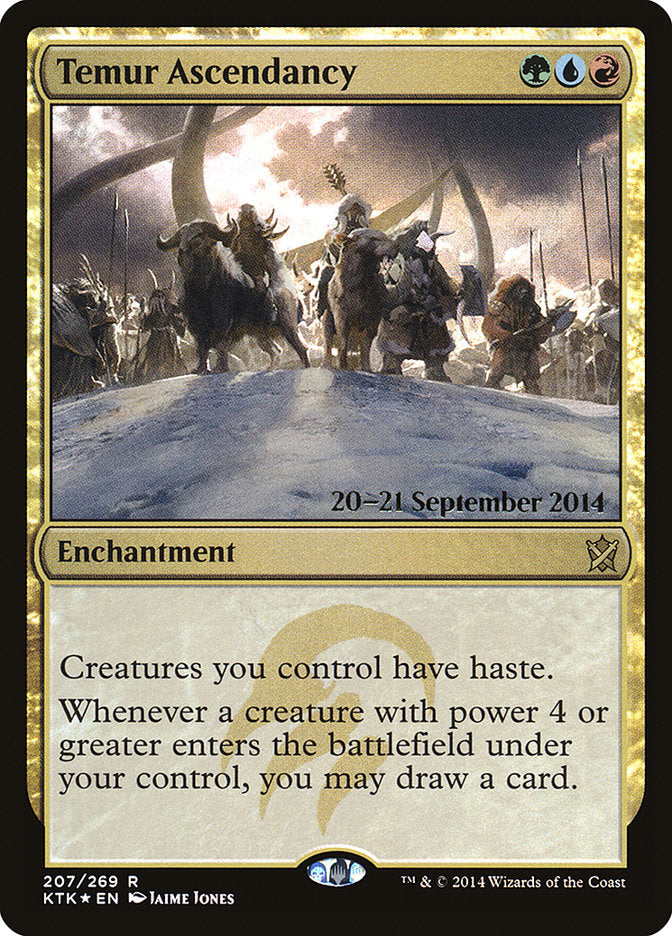 Temur Ascendancy [Khans of Tarkir Prerelease Promos] | Jomio and Rueliete's Cards and Comics