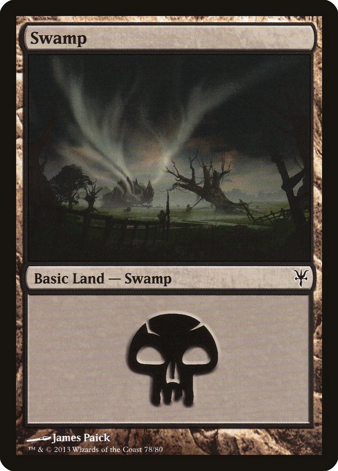 Swamp (78) [Duel Decks: Sorin vs. Tibalt] | Jomio and Rueliete's Cards and Comics