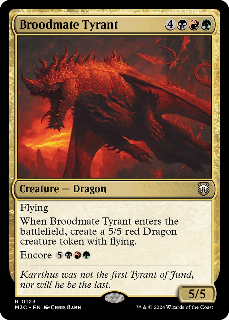 Broodmate Tyrant [Modern Horizons 3 Commander] | Jomio and Rueliete's Cards and Comics