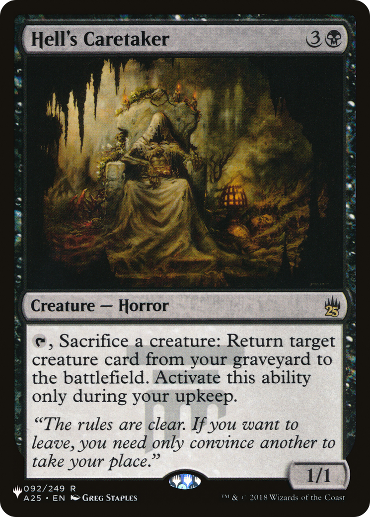 Hell's Caretaker [The List] | Jomio and Rueliete's Cards and Comics