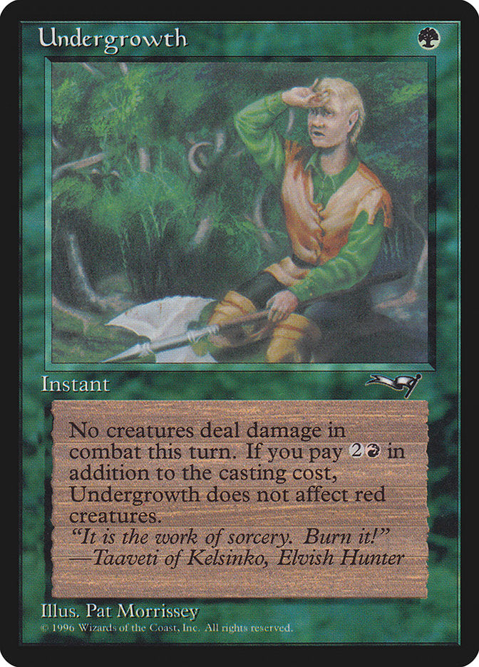 Undergrowth (Wiping Brow) [Alliances] | Jomio and Rueliete's Cards and Comics