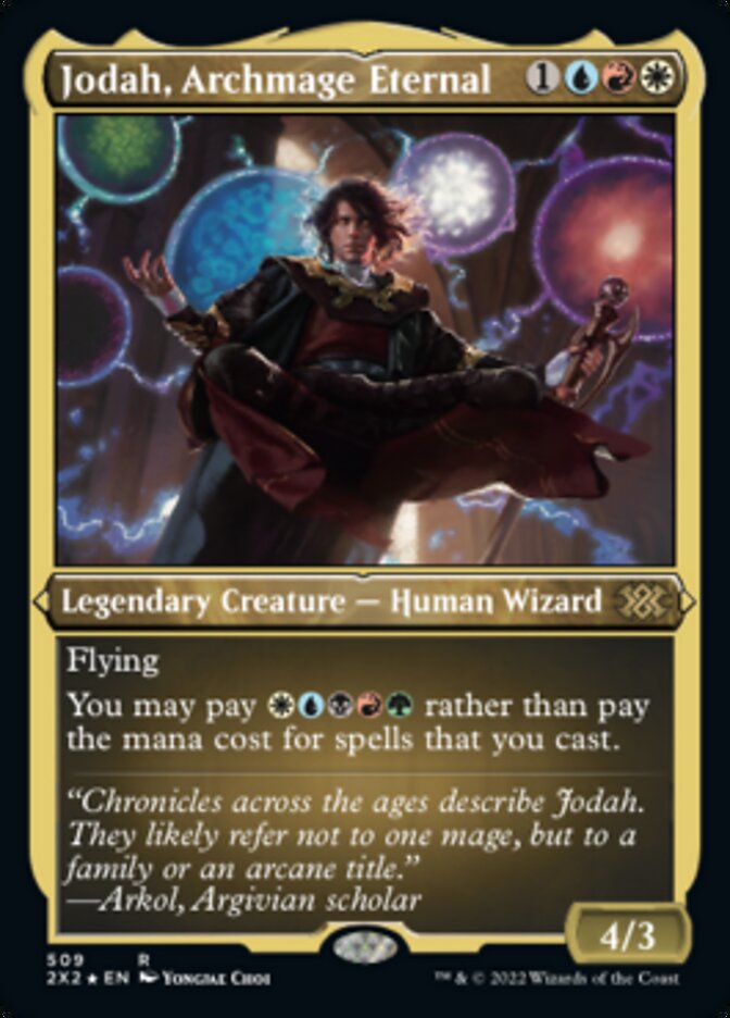 Jodah, Archmage Eternal (Foil Etched) [Double Masters 2022] | Jomio and Rueliete's Cards and Comics