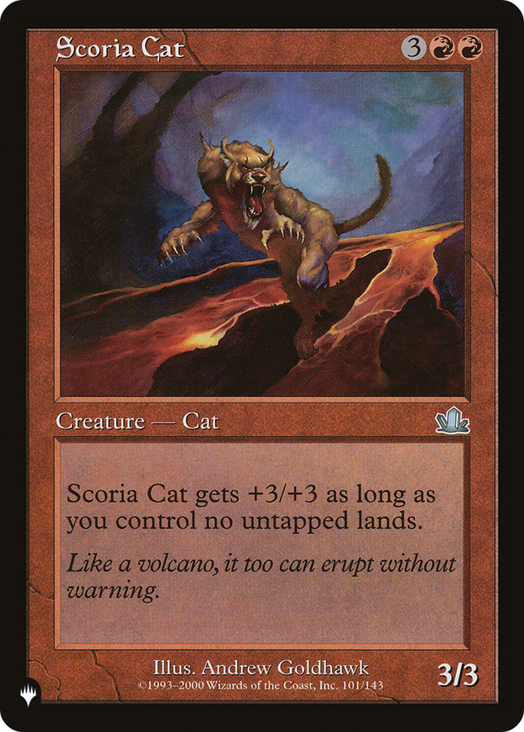 Scoria Cat [The List] | Jomio and Rueliete's Cards and Comics