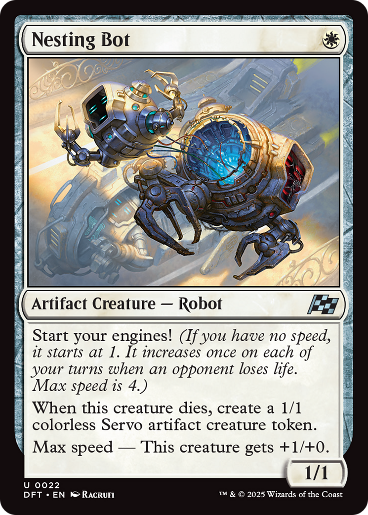 Nesting Bot [Aetherdrift] | Jomio and Rueliete's Cards and Comics