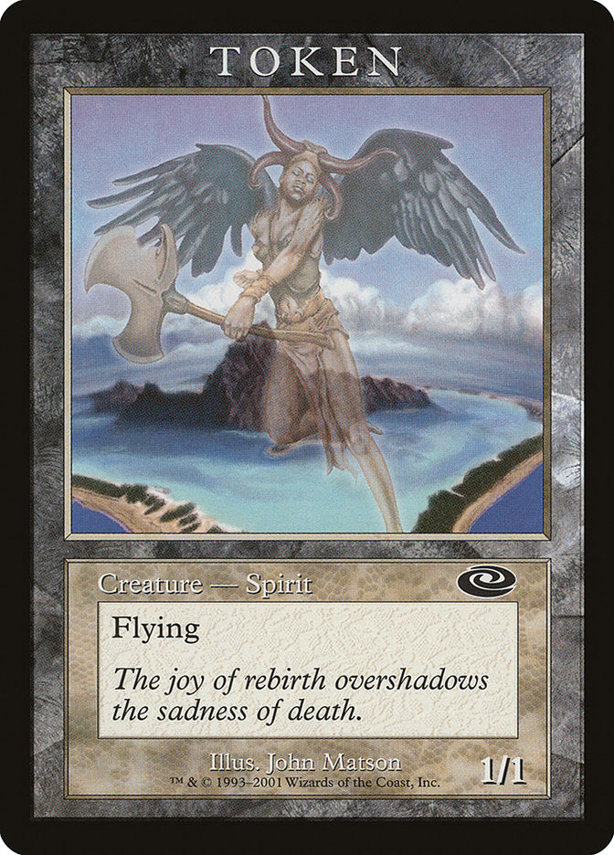 Spirit Token [Magic Player Rewards 2001] | Jomio and Rueliete's Cards and Comics