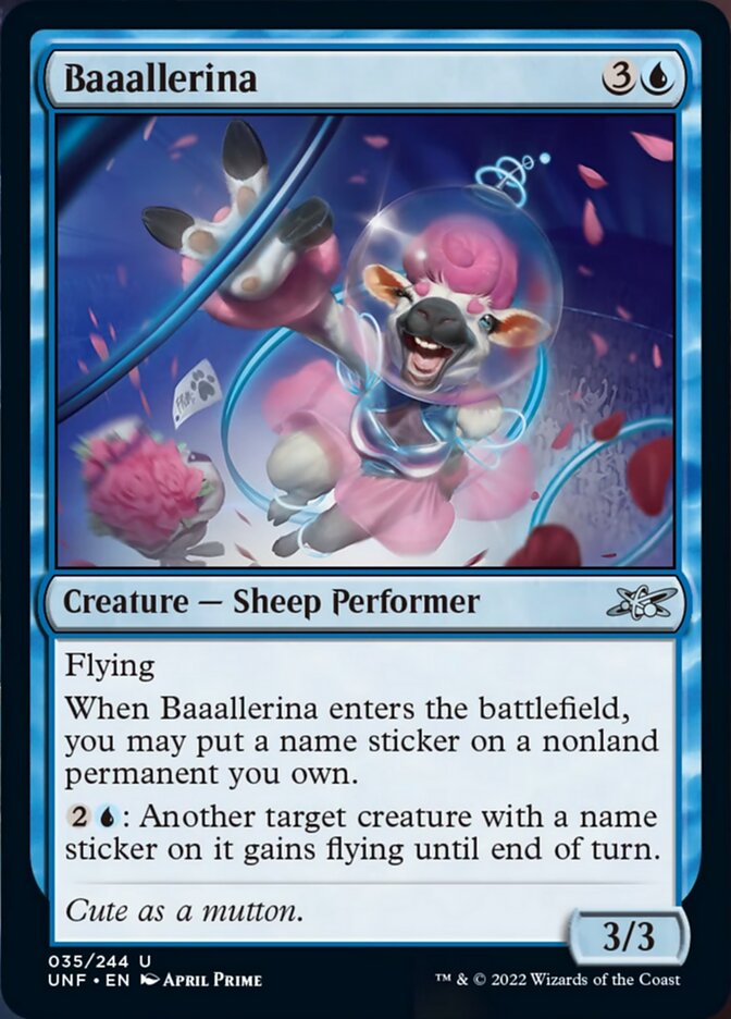 Baaallerina [Unfinity] | Jomio and Rueliete's Cards and Comics