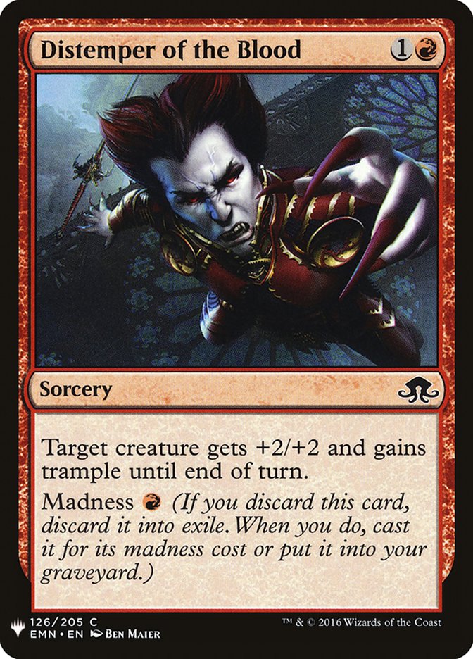 Distemper of the Blood [Mystery Booster] | Jomio and Rueliete's Cards and Comics
