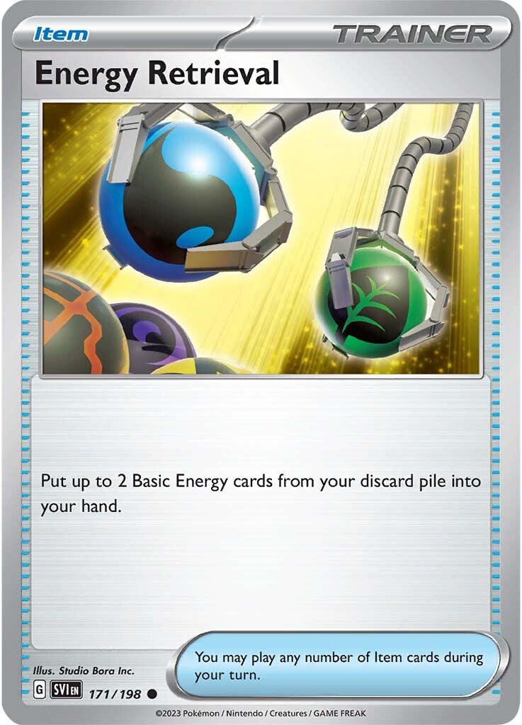 Energy Retrieval (171/198) [Scarlet & Violet: Base Set] | Jomio and Rueliete's Cards and Comics