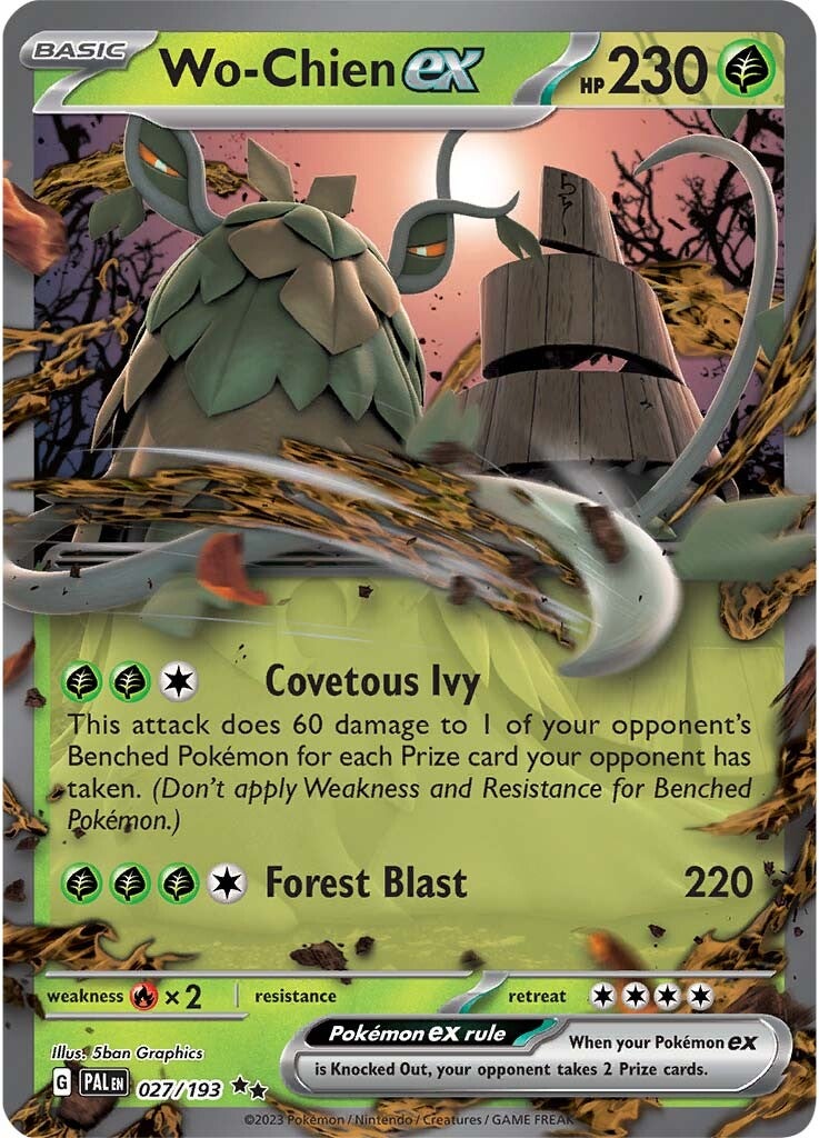 Wo-Chien ex (027/193) [Scarlet & Violet: Paldea Evolved] | Jomio and Rueliete's Cards and Comics