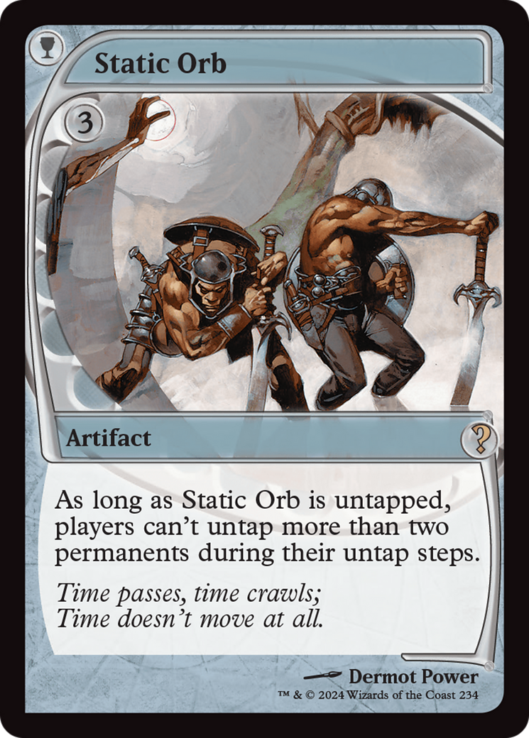 Static Orb (Future Sight) [Mystery Booster 2] | Jomio and Rueliete's Cards and Comics