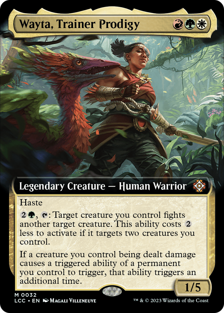 Wayta, Trainer Prodigy (Extended Art) [The Lost Caverns of Ixalan Commander] | Jomio and Rueliete's Cards and Comics