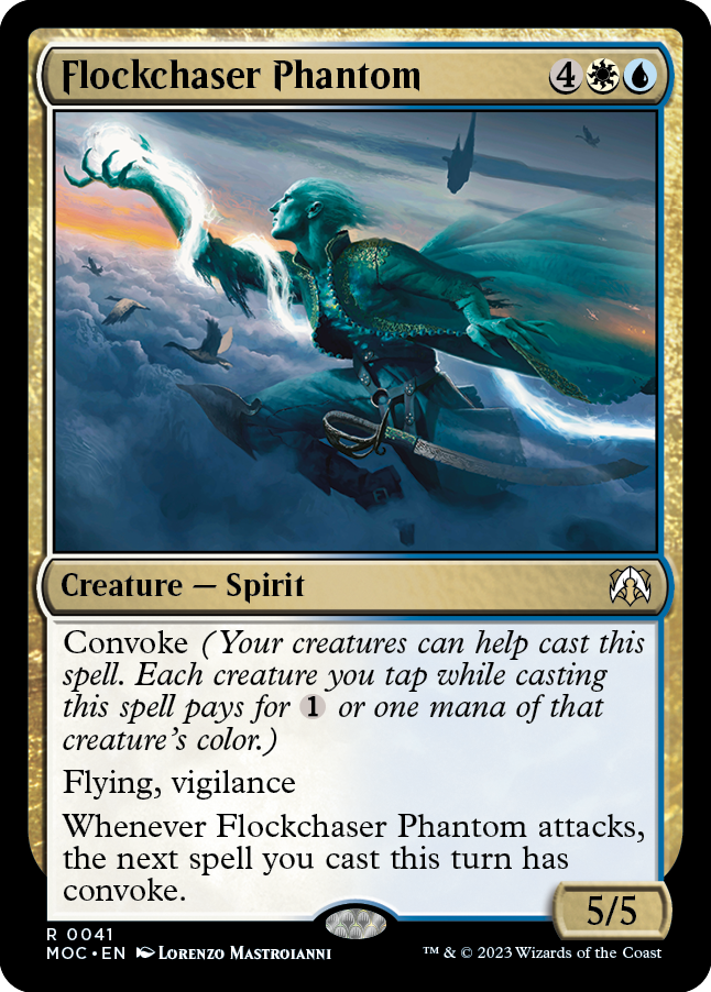 Flockchaser Phantom [March of the Machine Commander] | Jomio and Rueliete's Cards and Comics
