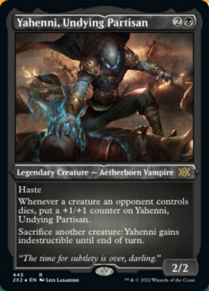 Yahenni, Undying Partisan (Foil Etched) [Double Masters 2022] | Jomio and Rueliete's Cards and Comics