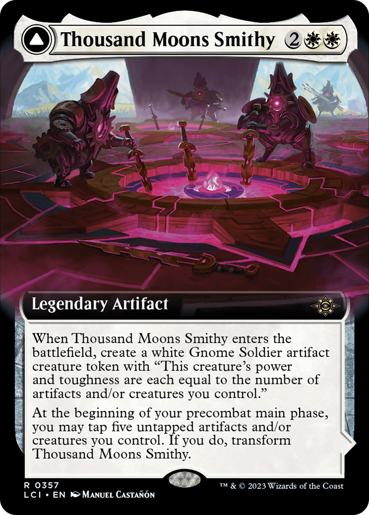 Thousand Moons Smithy (Extended Art) // Barracks of the Thousand [The Lost Caverns of Ixalan] | Jomio and Rueliete's Cards and Comics
