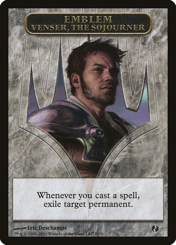 Venser, the Sojourner Emblem [Duel Decks: Venser vs. Koth Tokens] | Jomio and Rueliete's Cards and Comics