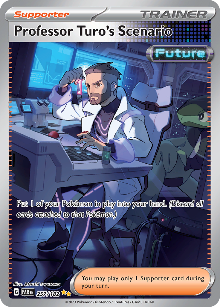 Professor Turo's Scenario (257/182) [Scarlet & Violet: Paradox Rift] | Jomio and Rueliete's Cards and Comics